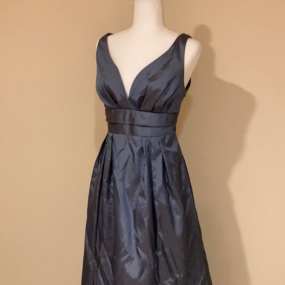 Blue Sleeveless Formal Gown by Vineyard Collection - Picture 1 of 6